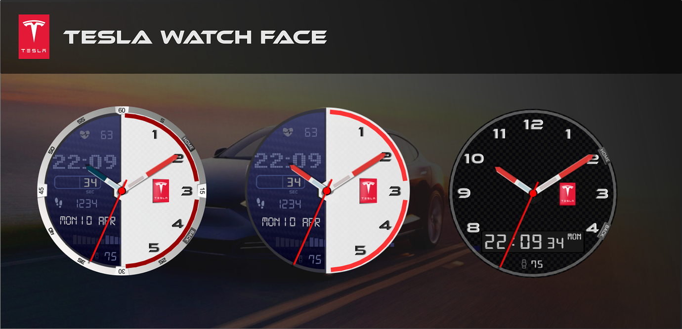 tesla analog watch