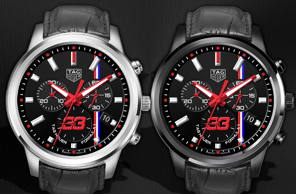 My latest clockskin is the 2018 Tag Heuer Designed by Max