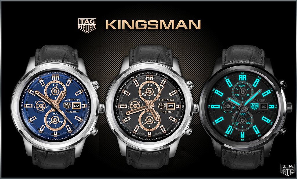 Kingsman watch tag heuer hot sale