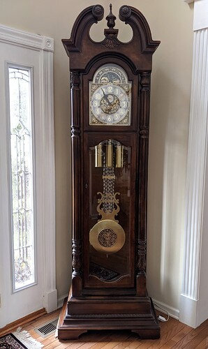 Howard Miller Grandfather Clock in Foyer 1200x2009