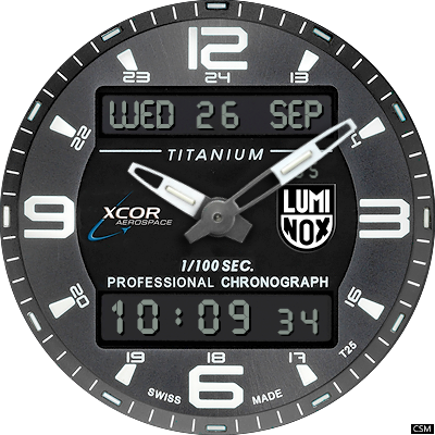 Luminox discount watch face