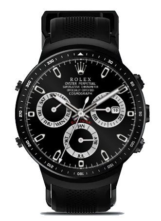Forsvinde charme skrivning Rolex Daytona Black Face - KW88, LEMFO etc face engine - Full Android Watch