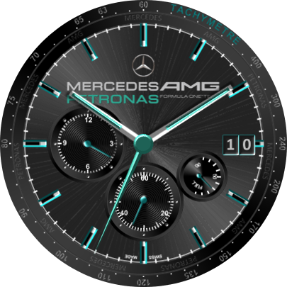 Mercedes discount watch face