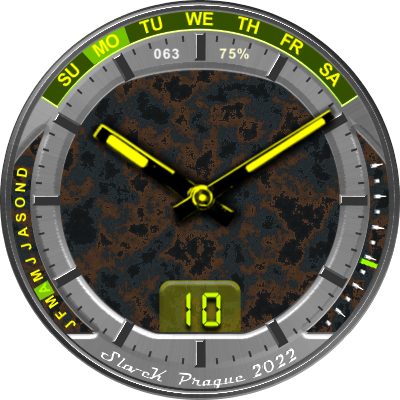 Another simple watch face - Round Custom Faces - Full Android Watch