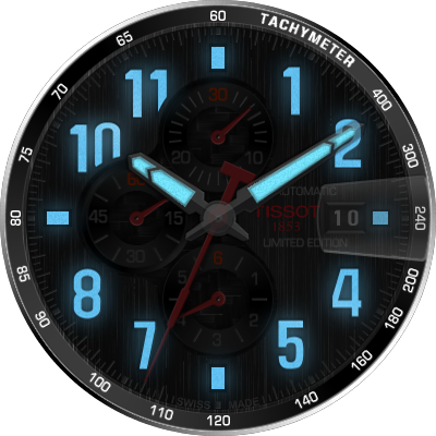 Tissot T Race Day and Night Universal Launcher faces Full