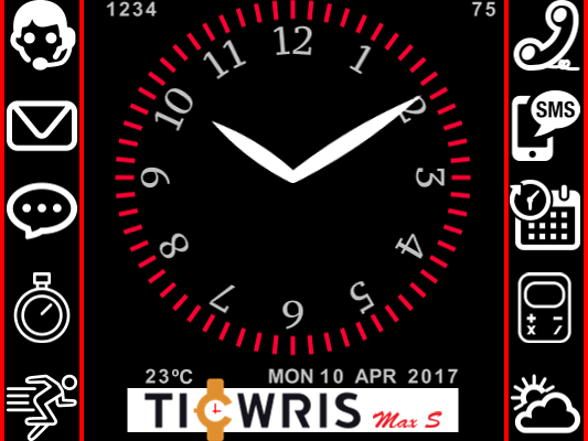 Best Deal for Baoniu TICWRIS MAX S Smart Watch, 2.4-inch Display LCD, |  Algopix