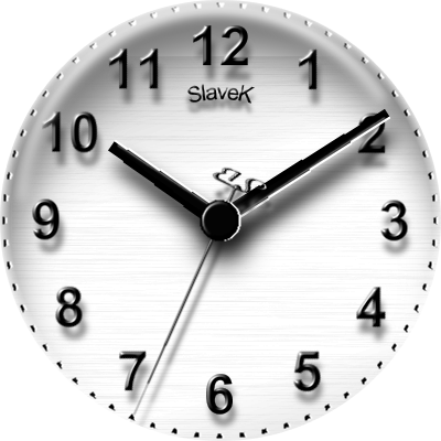 Simple just white and black - Round Custom Faces - Full Android Watch