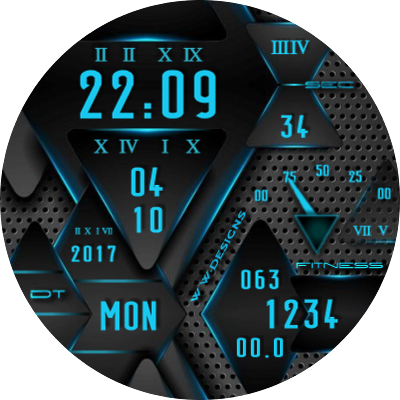 WW-Designs-Seventeen - Round Custom Faces - Full Android Watch